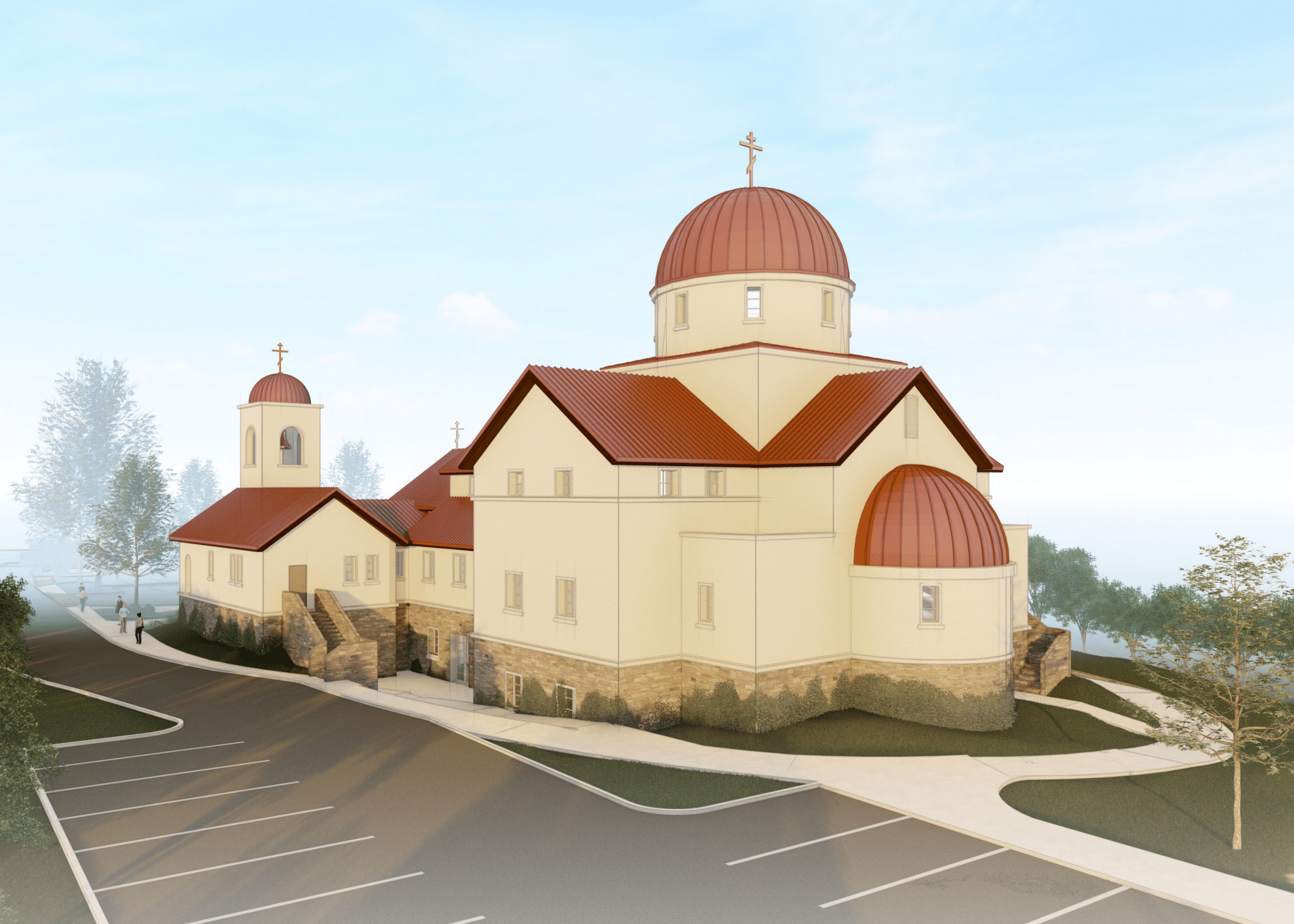 Church Render Rear